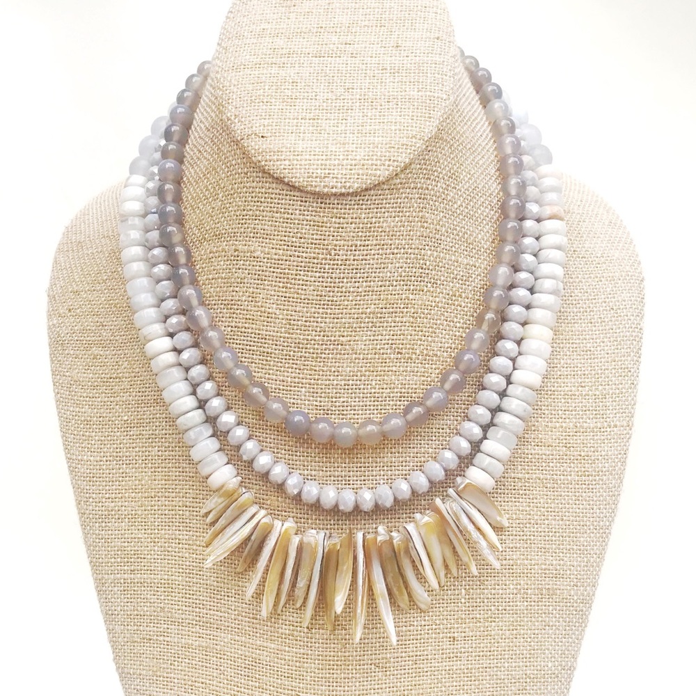 Gemstone Statement Necklace